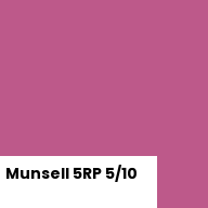 Color chip: Munsell 5RP 5/10