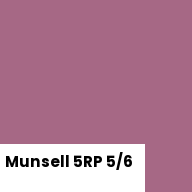 Color chip: Munsell 5RP 5/6