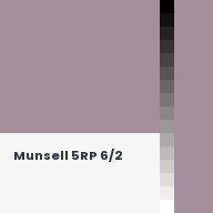 Color chip: Munsell 5RP 6/2