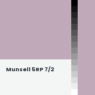 Color chip: Munsell 5RP 7/2