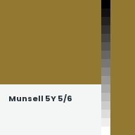 Color chip: Munsell 5Y 5/6