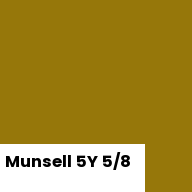 Color chip: Munsell 5Y 5/8