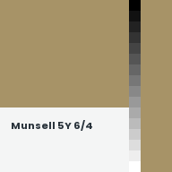 Color chip: Munsell 5Y 6/4