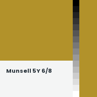 Color chip: Munsell 5Y 6/8