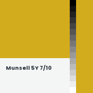 Color chip: Munsell 5Y 7/10