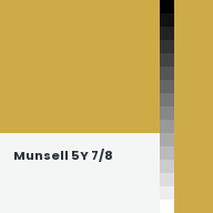 Color chip: Munsell 5Y 7/8