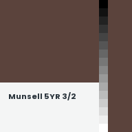 Color chip: Munsell 5YR 3/2