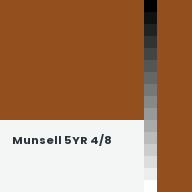 Color chip: Munsell 5YR 4/8