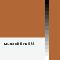 Color chip: Munsell 5YR 5/8