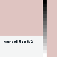 Color chip: Munsell 5YR 8/2