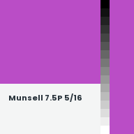 Color chip: Munsell 7.5P 5/16