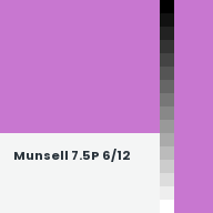 Color chip: Munsell 7.5P 6/12