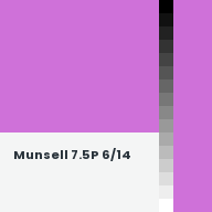 Color chip: Munsell 7.5P 6/14