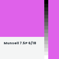 Color chip: Munsell 7.5P 6/18