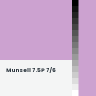 Color chip: Munsell 7.5P 7/6