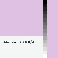 Color chip: Munsell 7.5P 8/4