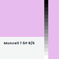 Color chip: Munsell 7.5P 8/6