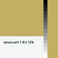 Color chip: Munsell 7.5Y 7/6