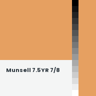 Color chip: Munsell 7.5YR 7/8