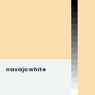 Color chip: Navajo white