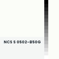 Color chip: NCS S 0502-B50G
