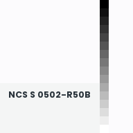 Color chip: NCS S 0502-R50B