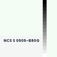 Color chip: NCS S 0505-B80G