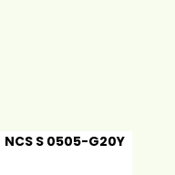 Color chip: NCS S 0505-G20Y