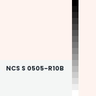 Color chip: NCS S 0505-R10B