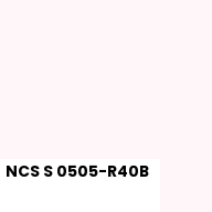 Color chip: NCS S 0505-R40B