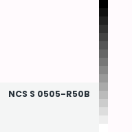Color chip: NCS S 0505-R50B