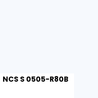 Color chip: NCS S 0505-R80B