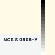 Color chip: NCS S 0505-Y