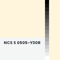 Color chip: NCS S 0505-Y30R