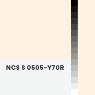 Color chip: NCS S 0505-Y70R