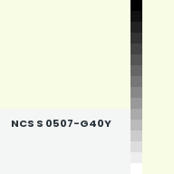 Color chip: NCS S 0507-G40Y