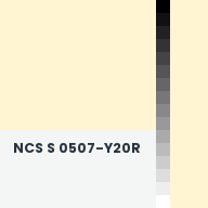 Color chip: NCS S 0507-Y20R