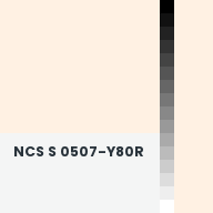 Color chip: NCS S 0507-Y80R