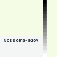 Color chip: NCS S 0510-G20Y