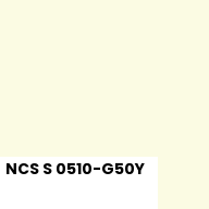 Color chip: NCS S 0510-G50Y