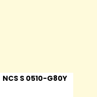 Color chip: NCS S 0510-G80Y