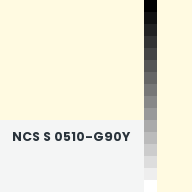 Color chip: NCS S 0510-G90Y