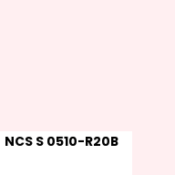 Color chip: NCS S 0510-R20B