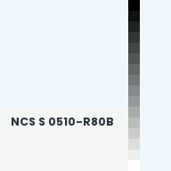 Color chip: NCS S 0510-R80B