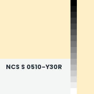 Color chip: NCS S 0510-Y30R