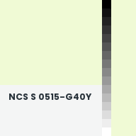 Color chip: NCS S 0515-G40Y