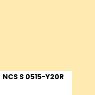 Color chip: NCS S 0515-Y20R