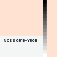 Color chip: NCS S 0515-Y80R