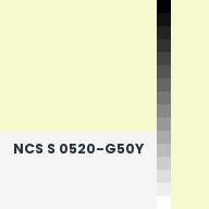 Color chip: NCS S 0520-G50Y