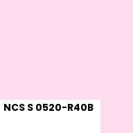 Color chip: NCS S 0520-R40B